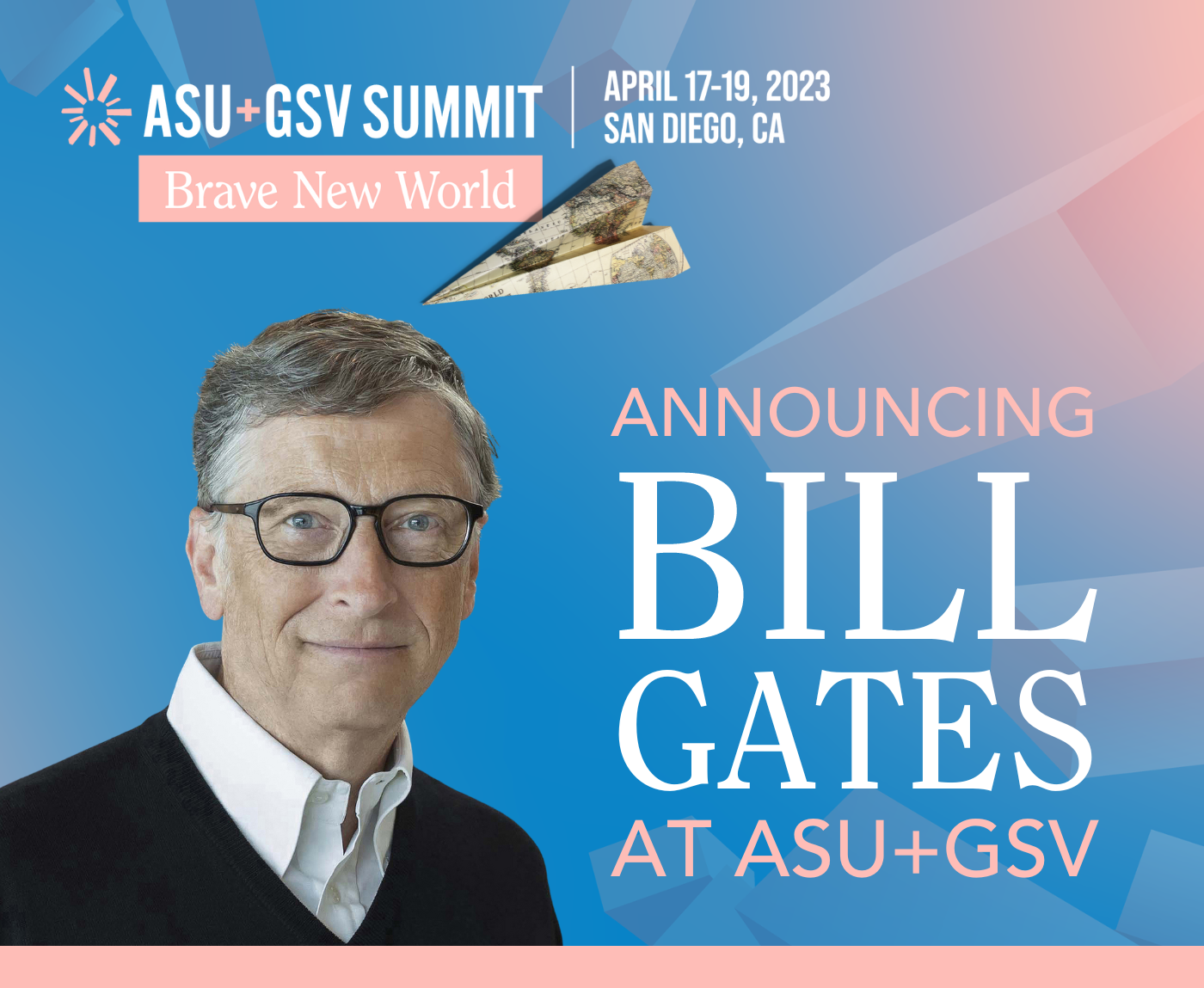 Bill Gates To Keynote ASU GSV 2023